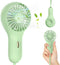 Handheld Fan Mini Portable Fan, 3 Speed Personal Makeup Eyelash Fan for Women, Indoor and Outdoor