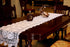 Damanni Rectangular Cotton Handmade Crochet Lace Table Runner - 16 Inch by 55 Inch Doilies Décor, Beige