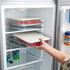 Food Storage Bin Vegetable Organizer with Lid, Clear Fridge Crisper to Keep Food Fresh, BPA Free Kitchen Organizer