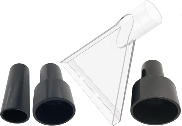 Universal Shop Vacs Extractor Attachment with 2-1/2", 1-7/8", & 1-1/4" Adapters for Auto Detailing Vacuum Head