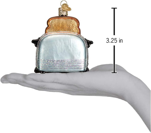 Old World Christmas Retro Toaster Glass Blown Ornament