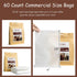 Cold Brew Coffee Bags, 60 Count Disposable Fine Mesh Brewing Bags for Iced Coffee & Tea