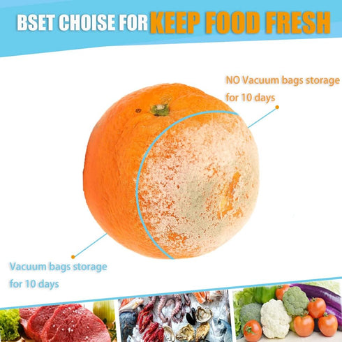 Sous Vide Bags 20pcs 8.3x8.7in BPA Free Reusable Vacuum Sealer Bags to Keep Food Fresh