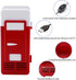 LED Mini USB Refrigerator for Bedroom, Car Mini Fridge, Can Refrigerate and Heat Drinks, Red