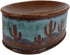 Ebros Rustic Southwestern Desert Cactus Bathroom Accent Figurine, Resin Decorative Bar Soap Dish