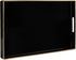 MAONAME Black Decorative Tray for Coffee Table, Modern Serving Tray with Handles,