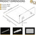 Acrylic Wall Shelves for Storage,Floating Shelf,Clear Display Shelves,Ledges for Pop Figures Plant Organizer for Toy