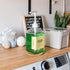37oz eBun Glass Mouthwash Pump Dispenser with Cups for Bathroom - Guest Bathroom Essentials, Mouthwash Container