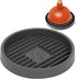 Plunger Holder, Plunger Tray, Air Drying Mat for Toilet Plunger, Stand Wicks Water and Dries Quickly (1pc)