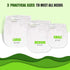 12x12 3 Pack (1 1 1 Nut Milk Bag Large Reusable Premium Mesh Strainer Bag| Cheesecloth Bag for Filtering & Straining
