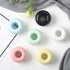 Mini Ceramics Toothbrush Holder Stand for Bathroom Vanity, Handmade Couple Holder, Pack of 2