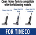 440934 S5 S5 S5 Tank,0.8L Clean Water Tank Compatible for Tineco Floor ONE / Floor ONE Blue/Floor ONE Extreme Models.