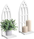 HPC Decor Candle Sconces Wall Decor Set of 2- Handmade Wall Sconce