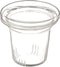 Teabloom Universal Glass Tea Infuser with Dual-Purpose Lid/Coaster - Hygienic Non-Toxic Glass Filter for Loose Tea