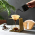 Unibene Bamboo Coffee Filter Holder, Storage Container Dispenser Rack for Aeropress, Chemex, Hario V60, Melitta Filters
