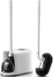 HAMITOR Toilet Plunger Bowl Brush ComboHeavy Duty Rubber for Drain Clog Remover