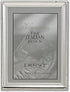 Lawrence Frames Polished Silver Plate Picture Frame, 4x5, Bead Border Design