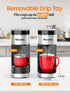 6 14 Oz Horavie Single Serve Coffee Maker, Hot and Iced Coffee Maker for K Cup and Ground, to Brew Sizes Single Cup