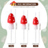 3 Pcs Mushroom Candles Mushroom Birthday Cake Topper Forest Candles Woodland Cupcake Topper Fairy Cupcake Decorations