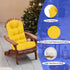 49x19in,Yellow Outdoor Rocking Chair Cushion for Adirondack Chair, High Back Patio Outdoor Seat Chair Cushion