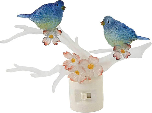 Roman Bluebird, Night Light, 5" H, Plastic, Wall Decoration, Home Decor, Adorable
