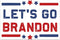 Funny Tool Box Magnet Sign - 4x6 in. FJB Let's Go Brandon Red White and Blue Stars