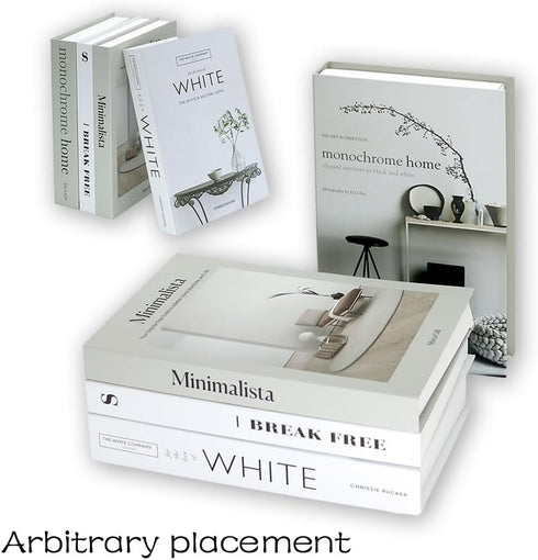 HMMSTR 4 PCS DIY Faux Books for Decoration,Coffee Tabletop Decor Book, Living Room Decorative Objects, Entry Decor