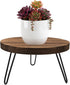 Wood Plant Stand Indoor Outdoor, 12'' Wooden Planter Stands Fit 5-15 Inch
