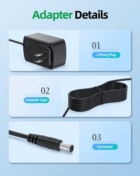 27V 26.5V AC Charger for NEQUARE-S12 Handheld Cordless Stick Vacuum Cleaner, 22.2V 2200mAh Power Adapter Cord