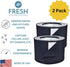 Honeywell 50250 Air Purifier Compatible Pre Filter, Deodorizes Air, Removes Odors, Activated Carbon & Zeolite (2pack)