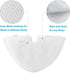 Fushing 3Pcs Steam Mop Pads, Triangle Washable Microfiber Cleaning Replacement Pads for Shark Steam Pocket Mop