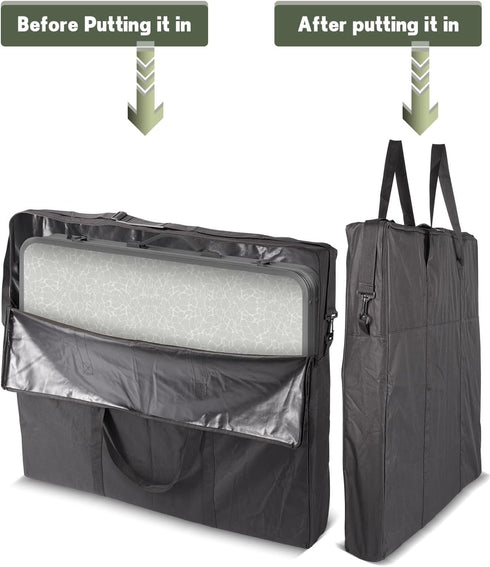 6 Folding Table Storage Bag, Fit for ft Folding Table,Waterproof Heavy Duty Large Portable Carry Bag for Folding