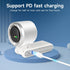 Portable Handheld Mini Fan - 3-IN-1 Turbo Fan for Travel, 5 Gear Wind, 12 Working Hours, Rechargeable Pocket Fan
