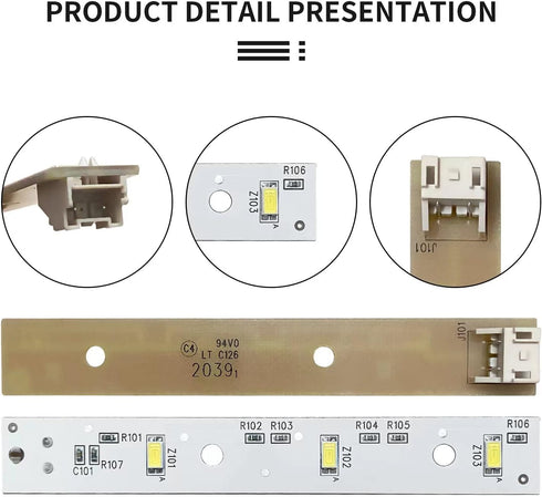 WR55X26671 GE Refrigerator Light Board PS11767930 AP6035586 (3)