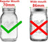 4 Stainless Steel Mason Jar Shaker Lids with Silicone Seals for Dredging Flour, Spices, Sugar, Salt, Peppers