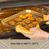 Glad Premium Nonstick Cookie Sheet, Heavy Duty Baking Pan with Raised Diamond Texture, Small, Gold