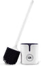 Unique RV Toilet Bowl Brush, Compact Design with Silicone Bristles, No-Drip Holder for Easy Storage on Travel Days
