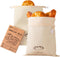 2-Pack Reusable Beeswax Bread Bags for Sourdough & Homemade Bread, Large 17x13