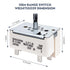 WB24T10029 Electric Range Infinite Switch Replacement for GE Appliances Surface Burner Control
