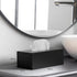 HIIMIEI Acrylic Tissue Box Cover Tissue Holder Napkin Dispenser for Home Office Restaurant-Black