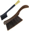 2 Pcs Coffee Grinder Brush and Hand Broom, Heavy Duty Wood Dusting Tools for Espresso Machine