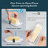 Countertop KITCHENDAO One-handed Airtight Butter Dish with Lid for and Refrigerator Door Shelf, Butter Holder with One