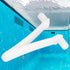 Zerodis 6PCS Butterfly V Clips for Pool Brush, Standard Pole Attachment Clips for Spa Brush and Leaf Rake