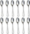 Teaspoons Set, 12pcs Stainless Steel 18/0 Tea Spoon, 6.29 Inches for Home, Kitchen, Restaurant, Silver