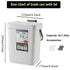 Mini Kitchen Trash Can with Lid, 5L/1.3 Odor Free Compost Bin, Small Countertop Trash Bin for Daily Cooking Scraps