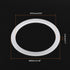 MECCANIXITY Gasket Seal Coffee Maker White Silicone Ring Replacement 72x88x2.5mm for 12-Cup Aluminium Coffee Pot, Pack of 3