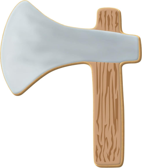 Foose 2.5 in Hatchet Ax Cookie Cutter, US Tin Plate Steel