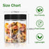 SLifeJars 8oz Plastic Jars with Lids 24 Pack Clear Plastic Slime Containers Stackable Round Empty Clear Jars with Black Lids Pen Labels Refillable Slime Jars for Kitchen Storage Spices Dry Food