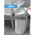 14 3.7 Set Bathroom Trash Can with Lid, Liter/ Gallon Bathroom Trash Can and Toilet Brush for Restroom, Bedroom, Living
