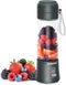 Nuwave Obsidian Gray Portable Blender, Personal USB-C Rechargeable Blender with 6-Piece Blade for Crushing Ice, 18 Oz